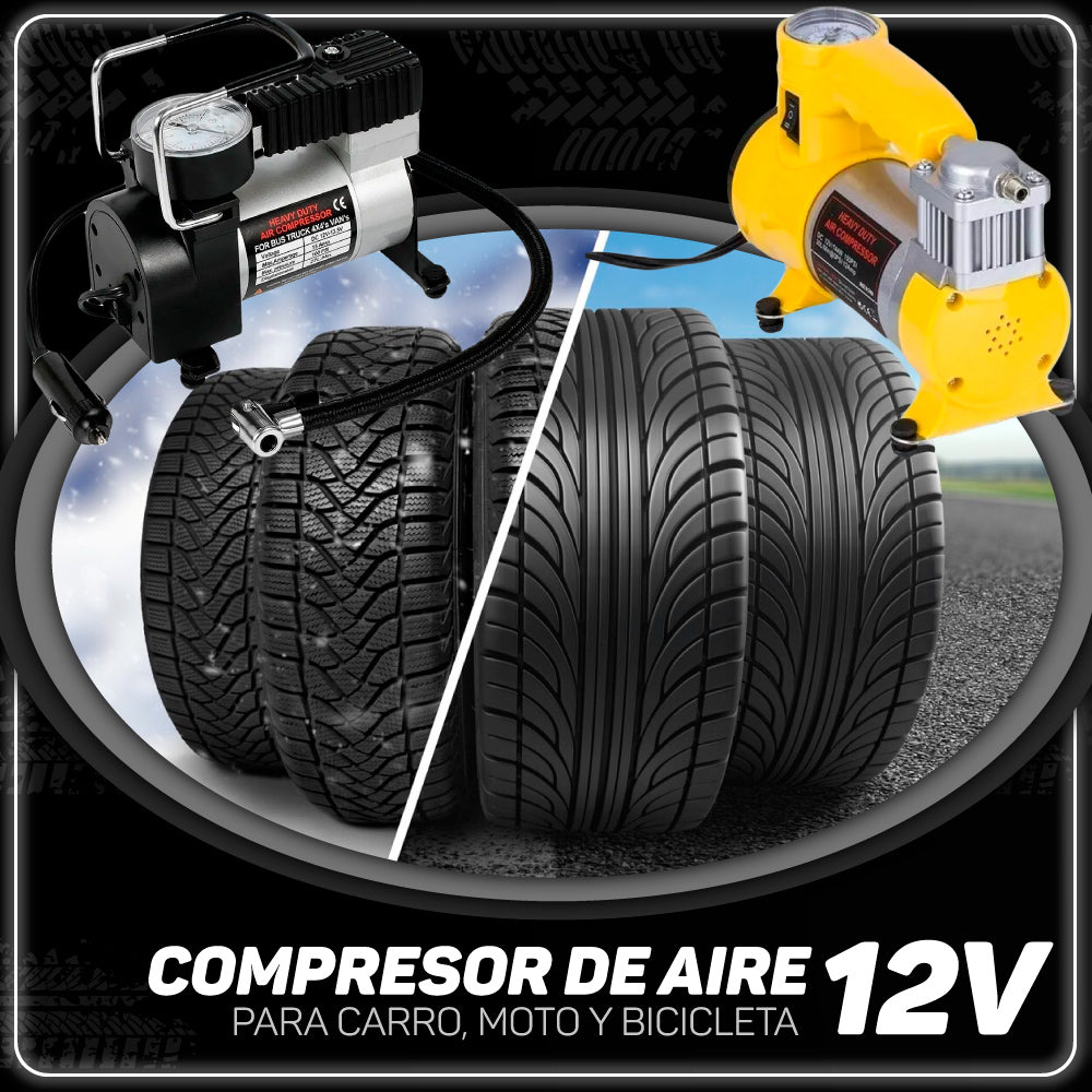 Compresor De Aire Carro Moto Biciccleta