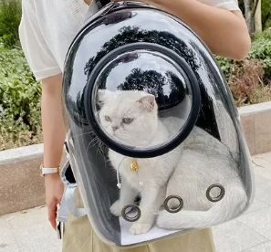 Maleta con capsula para mascotas