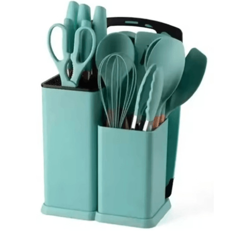 Set de Utencilios de Cocina de Silicona 19 PC