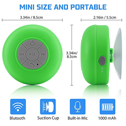 Parlante Alta Voz Recargable Ducha Bluetooth Resiste Agua