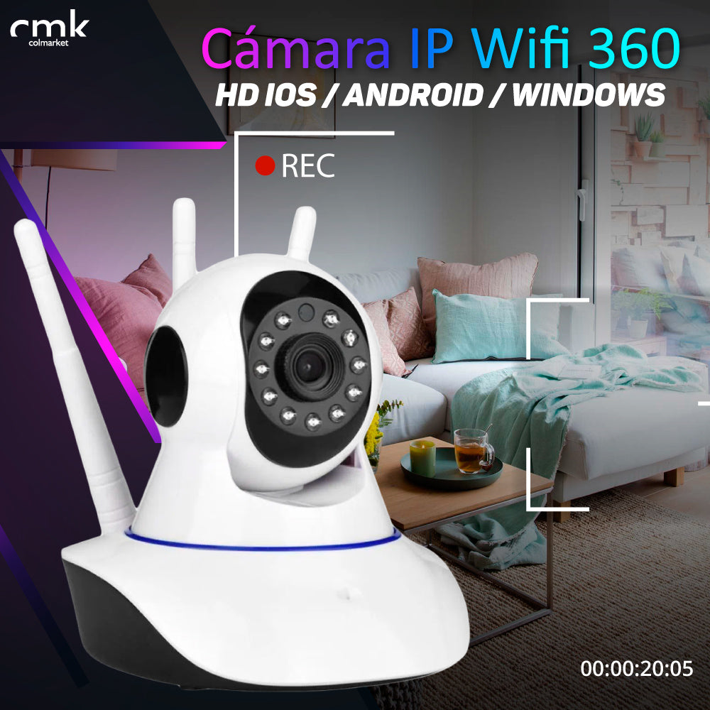 Camara 3 Antenas 360