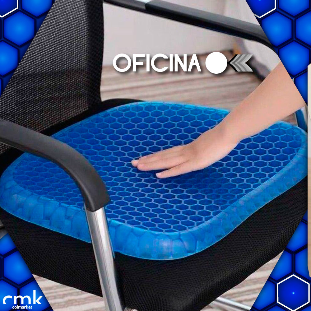 Cojin de gel almohadilla  relajante para silla
